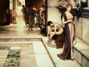 If Locker Room, 1886 av Lawrence Alma Tadema